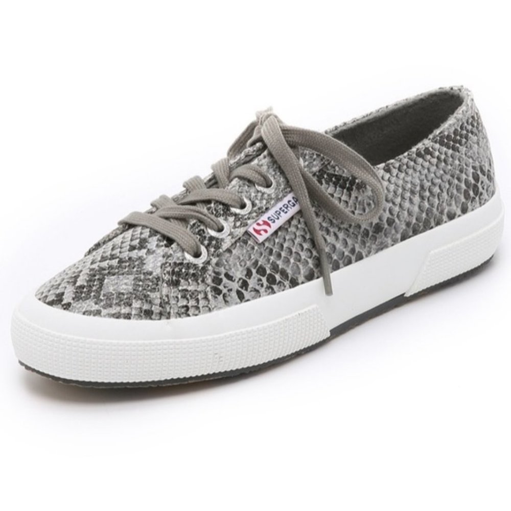 Gray Snakeskin Supergas
